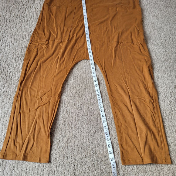 Women’s Deep Self Loose Casual V-Neck Sleeveless Jumpsuit – Rust – Size M – NWT - Picture 6 of 9